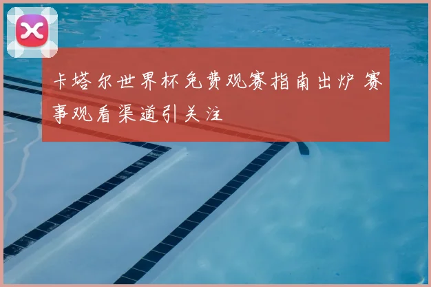 卡塔尔世界杯免费观赛指南出炉 赛事观看渠道引关注