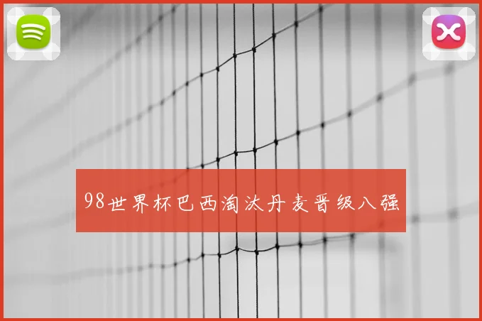 98世界杯巴西淘汰丹麦晋级八强
