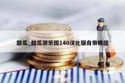甜瓜_甜瓜游乐园140汉化版自带模组
