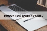 井贤栋蚂蚁区块链_蚂蚁集团井贤栋哪里人