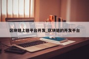 区块链上链平台开发_区块链的开发平台