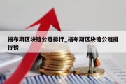 福布斯区块链公链排行_福布斯区块链公链排行榜