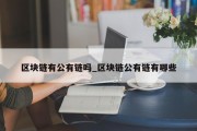 区块链有公有链吗_区块链公有链有哪些