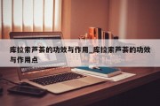 库拉索芦荟的功效与作用_库拉索芦荟的功效与作用点